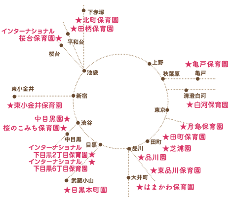 アンジェリカ保育園MAP
